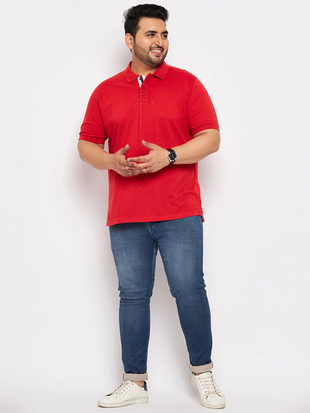 Plus size Red Polo T-Shirt - clubyork