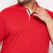 Plus size Red Polo T-Shirt - clubyork