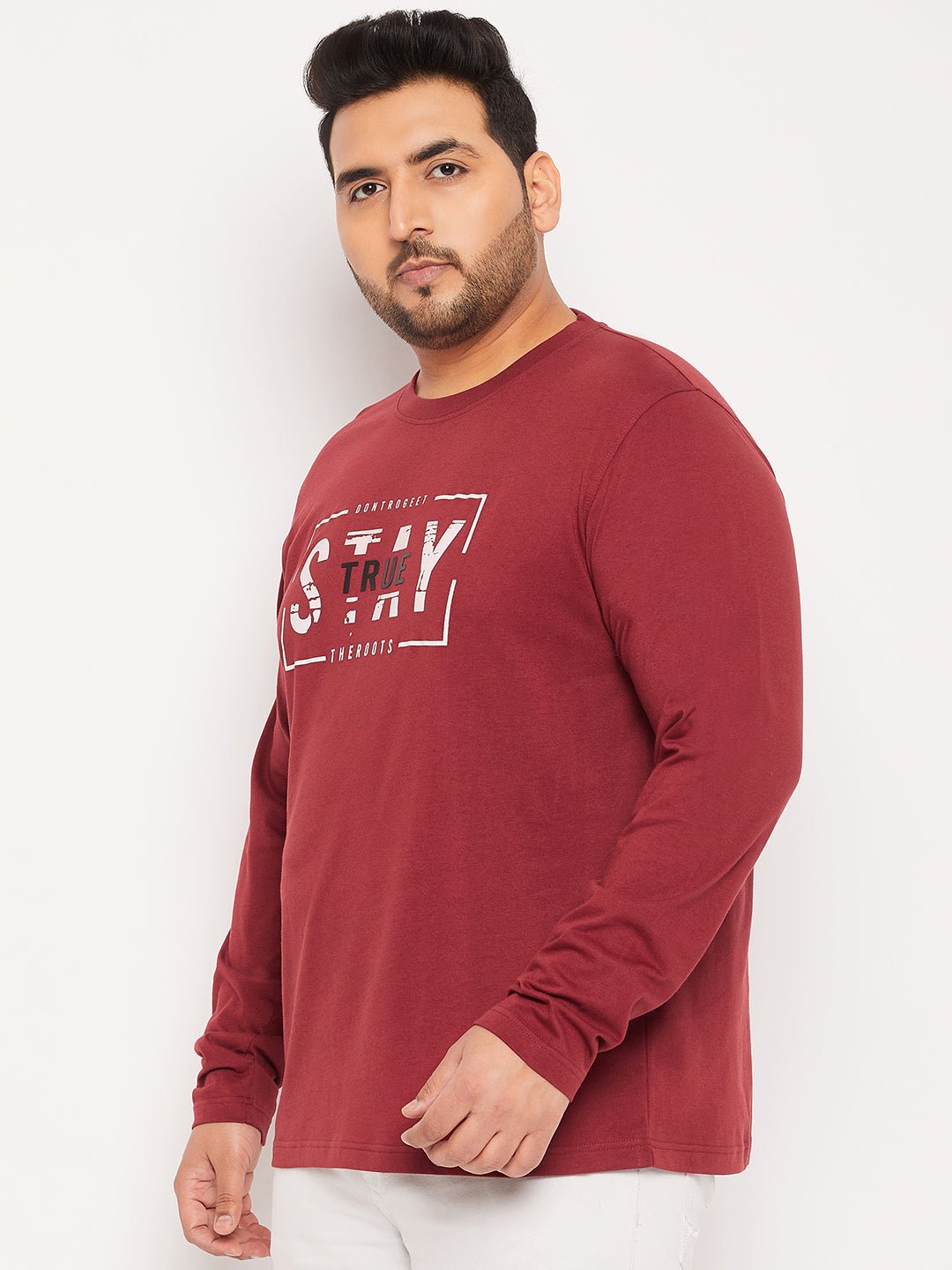 Plus Size Round Neck T-Shirt - clubyork