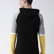 Printed Hoodie T-Shirt - clubyork