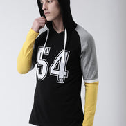 Printed Hoodie T-Shirt - clubyork