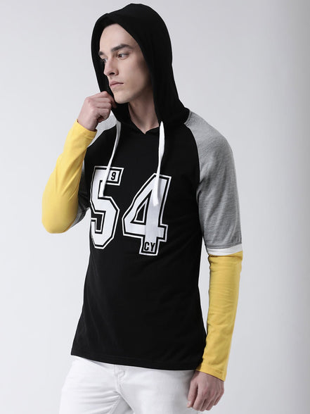 Printed Hoodie T-Shirt - clubyork