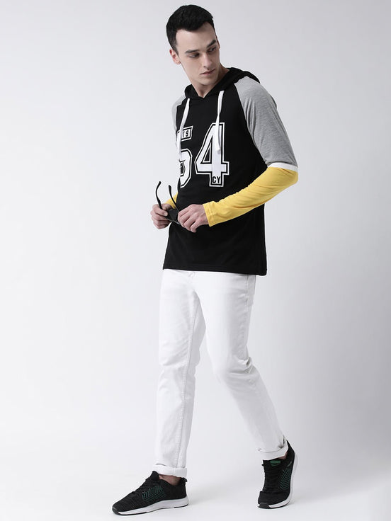 Printed Hoodie T-Shirt - clubyork