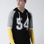 Printed Hoodie T-Shirt - clubyork
