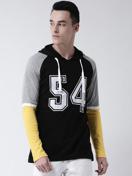 Printed Hoodie T-Shirt - clubyork