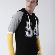 Printed Hoodie T-Shirt - clubyork
