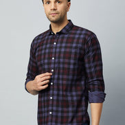Purple Full Sleeve Casual Shirt - clubyork