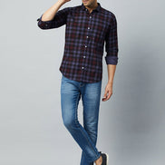 Purple Full Sleeve Casual Shirt - clubyork