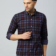 Purple Full Sleeve Casual Shirt - clubyork