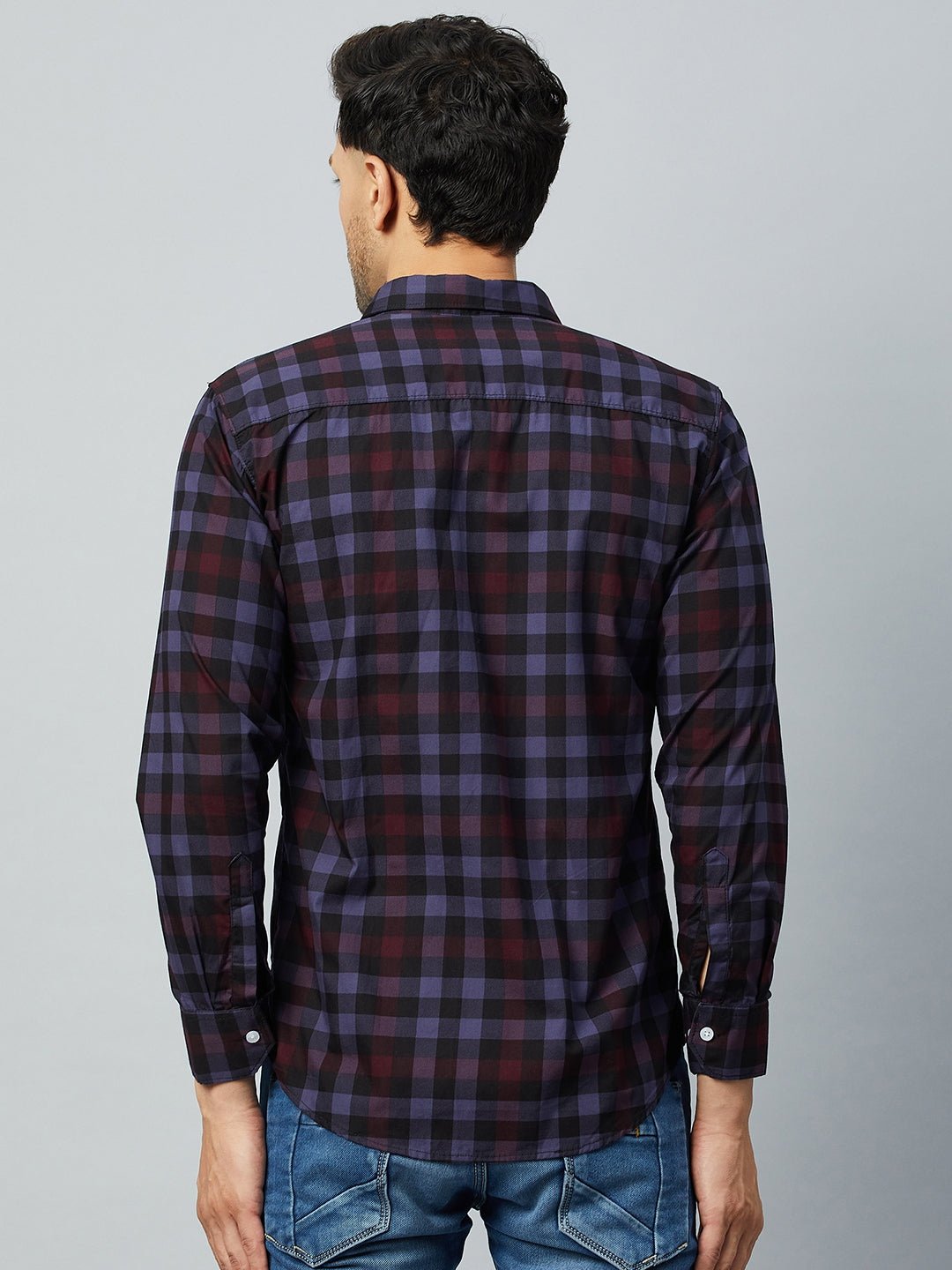 Purple Full Sleeve Casual Shirt - clubyork