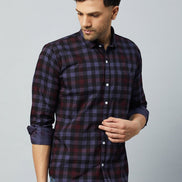 Purple Full Sleeve Casual Shirt - clubyork
