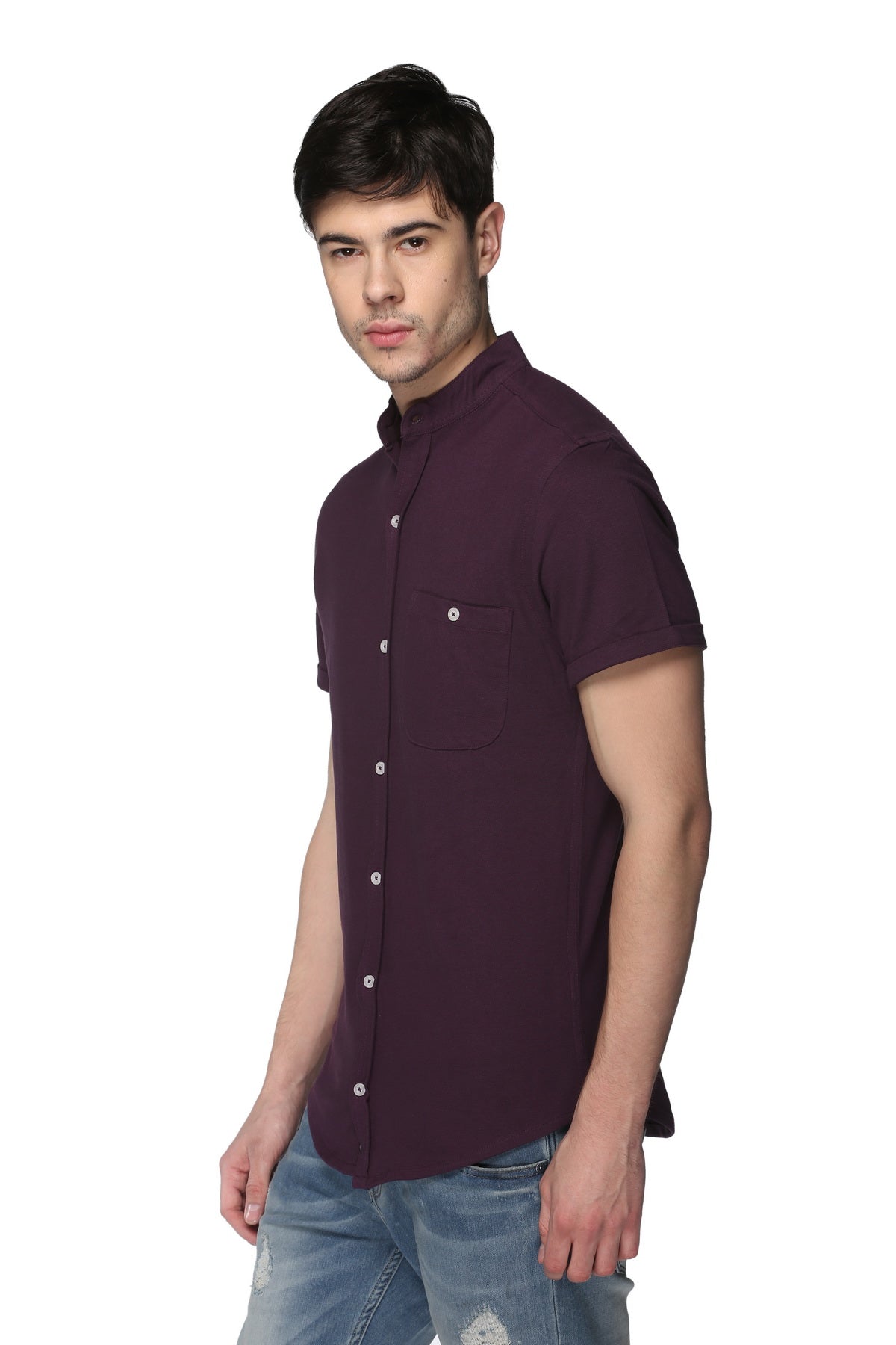 Purple Knitted Shirt - clubyork