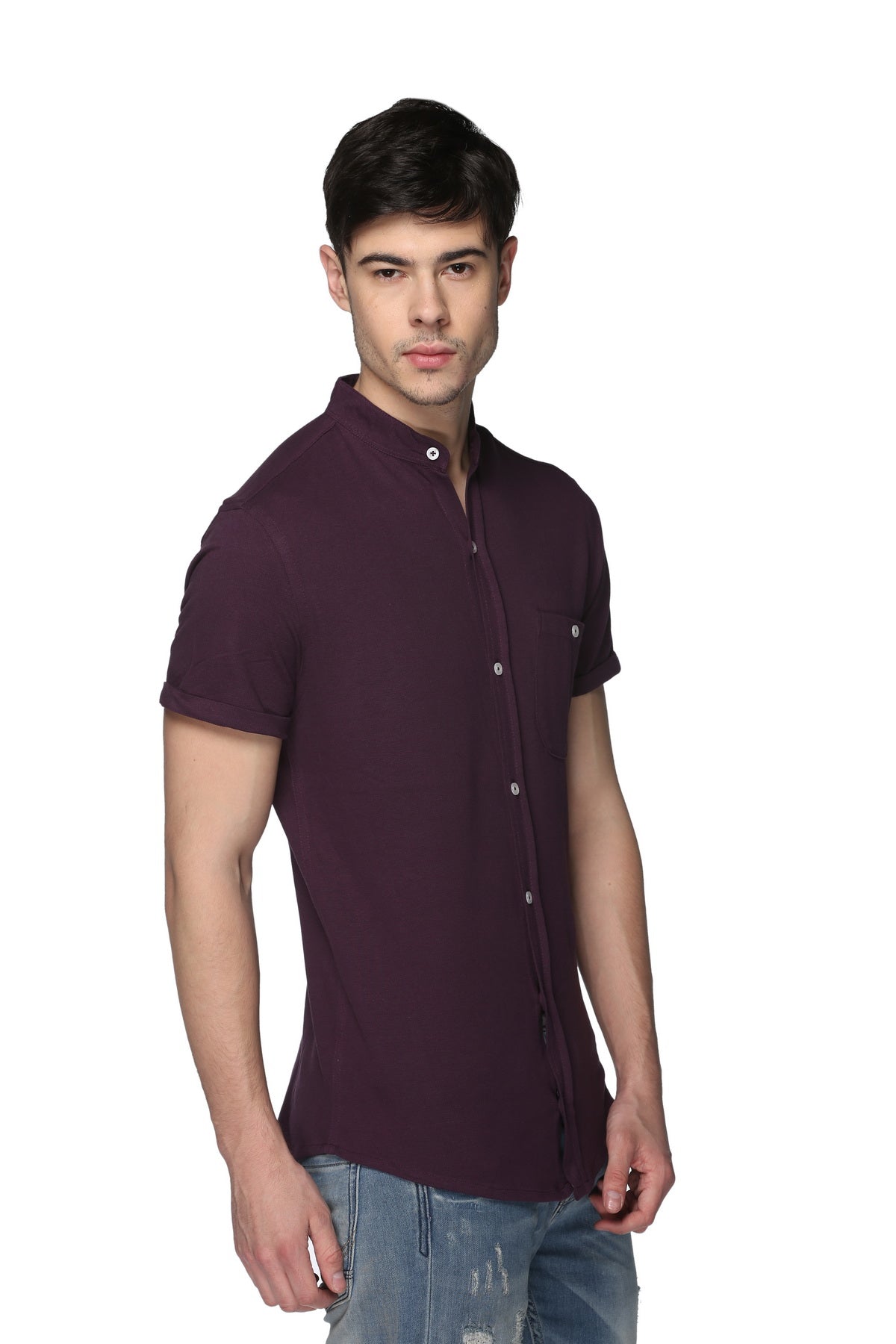 Purple Knitted Shirt - clubyork