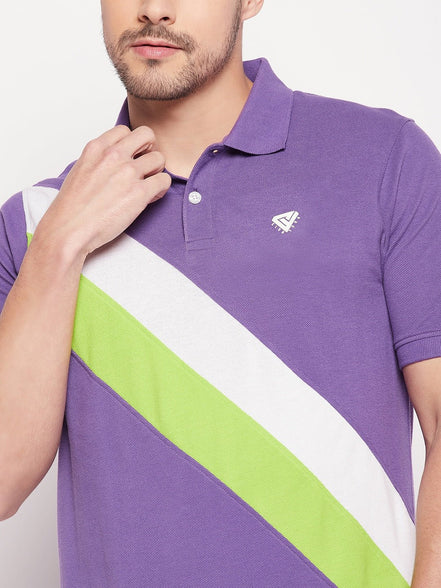 Purple Polo T-shirt - clubyork