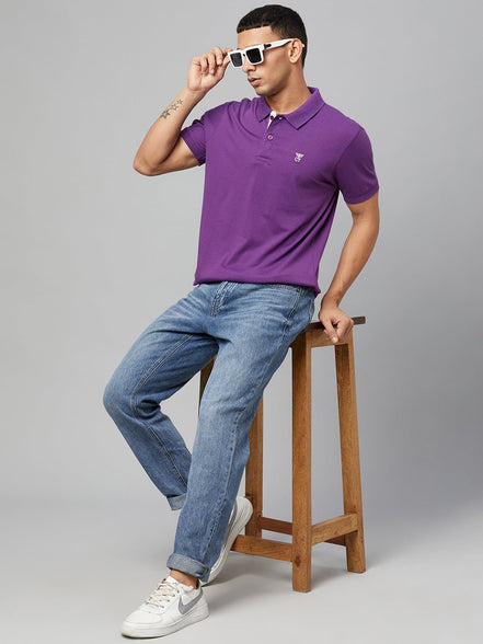 Purple Polo T-Shirt - clubyork