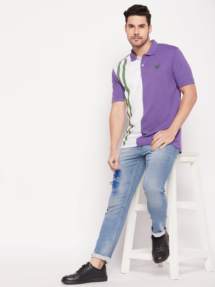 Purple Polo T-shirt - clubyork