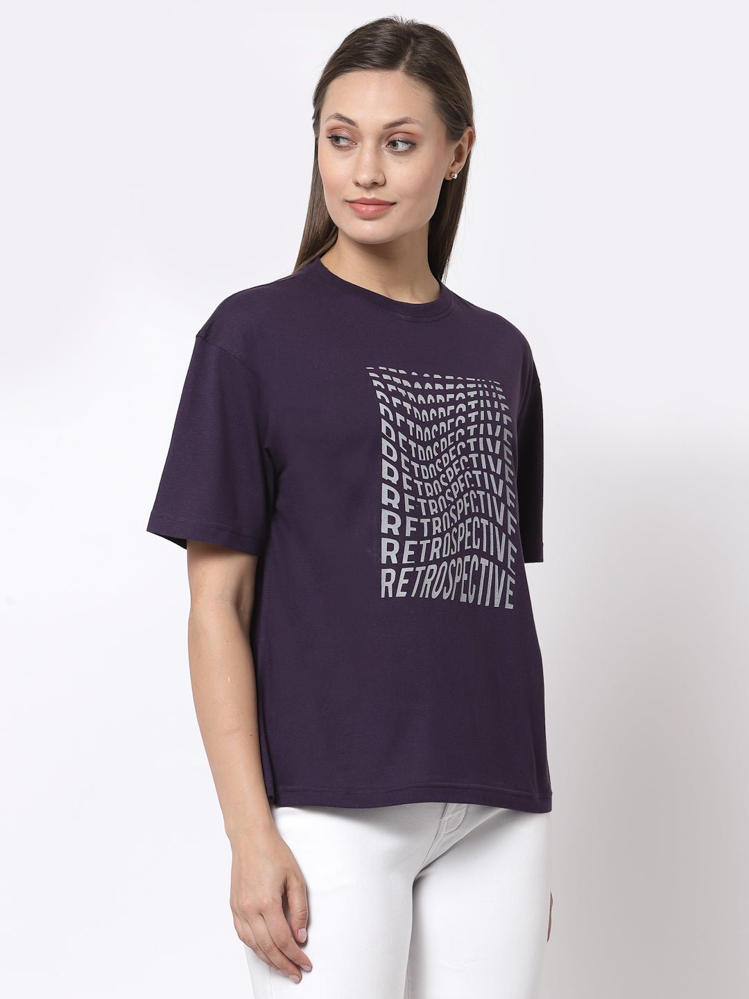 Purple Round Neck T-Shirt - clubyork