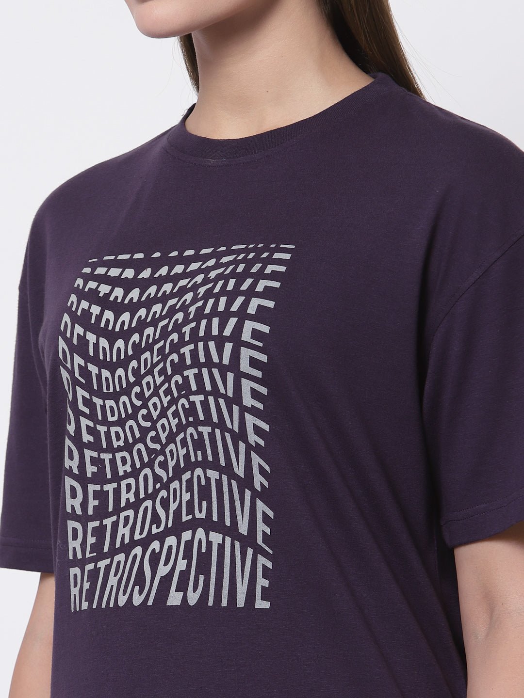 Purple Round Neck T-Shirt - clubyork