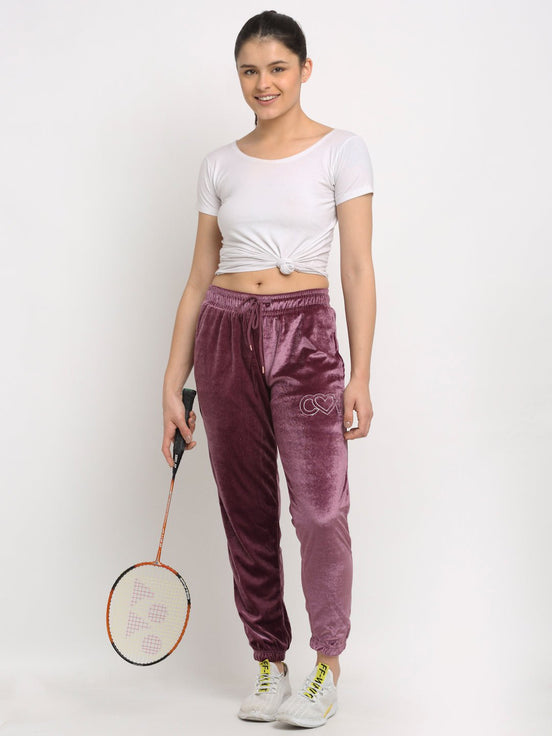 Purple Velvet Trackpant - clubyork