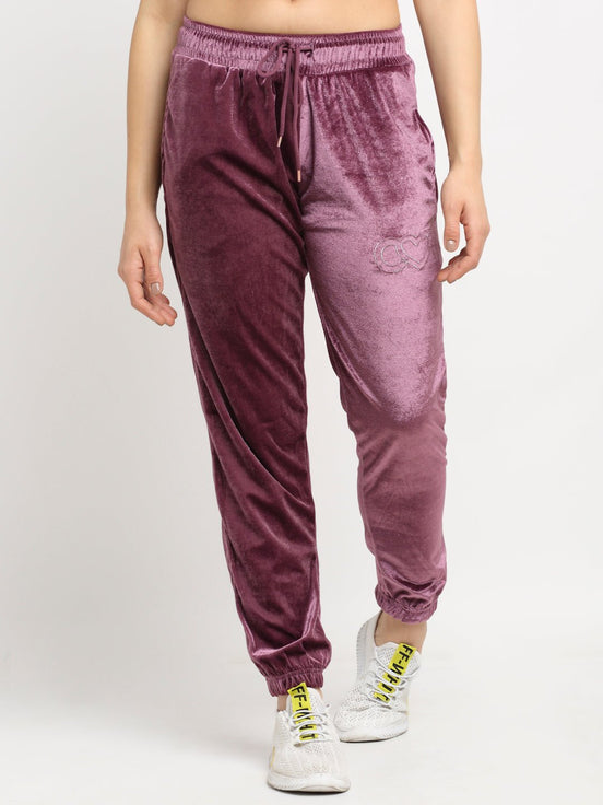 Purple Velvet Trackpant - clubyork