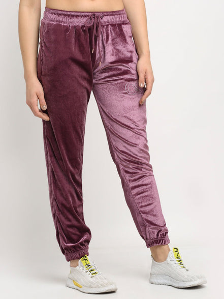 Purple Velvet Trackpant - clubyork