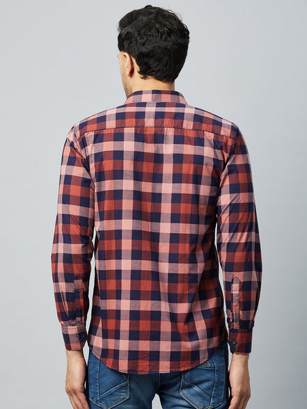 Red Full Sleeve Casual Shirt - clubyork