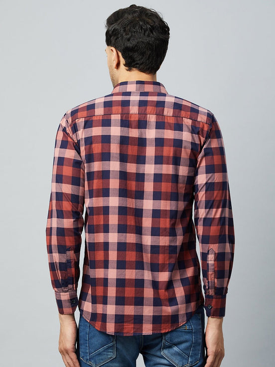 Red Full Sleeve Casual Shirt - clubyork