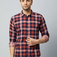 Red Full Sleeve Casual Shirt - clubyork