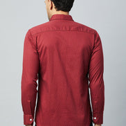 Red Full Sleeve Casual Shirt - clubyork