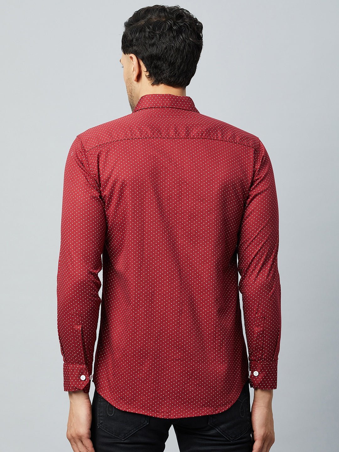 Red Full Sleeve Casual Shirt - clubyork