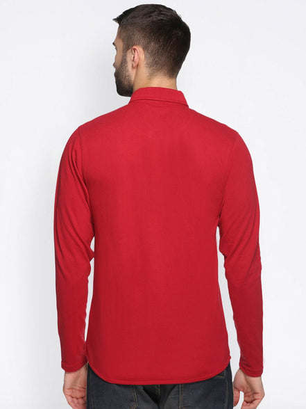 Red Knitted Shirt - clubyork