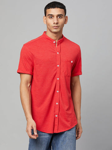 Red Knitted Shirt