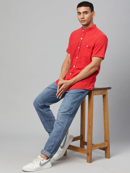 Red Knitted Shirt - clubyork