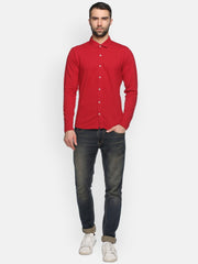 Red Knitted Shirt