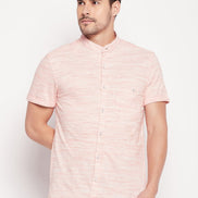 Red Menlange knitted Shirt - clubyork
