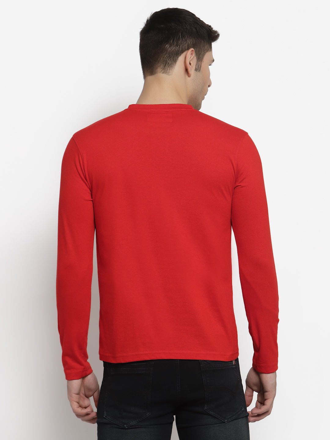 Red Round Neck T-Shirt - clubyork