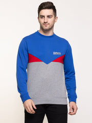 Royal Blue Colorblocked Sweatshirt