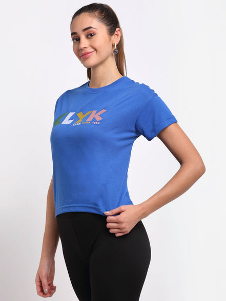 Royal Blue Round Neck T-Shirt - clubyork