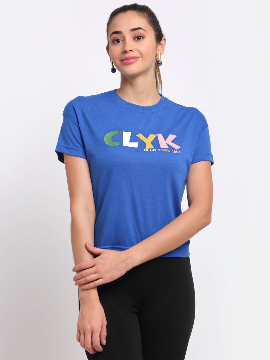 Royal Blue Round Neck T-Shirt - clubyork