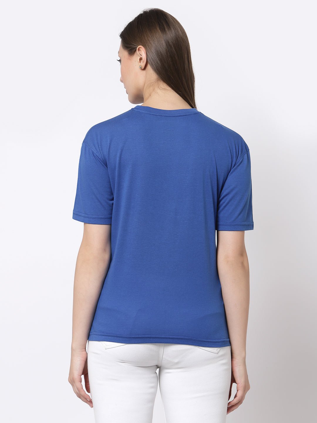 Royal Blue Round Neck T-Shirt - clubyork
