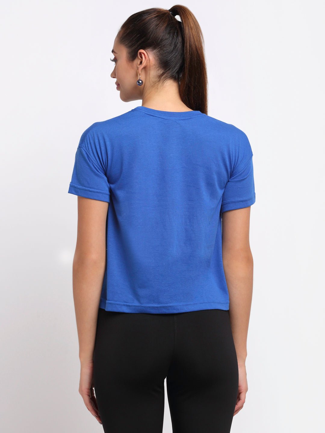 Royal Blue Round Neck T-Shirt - clubyork