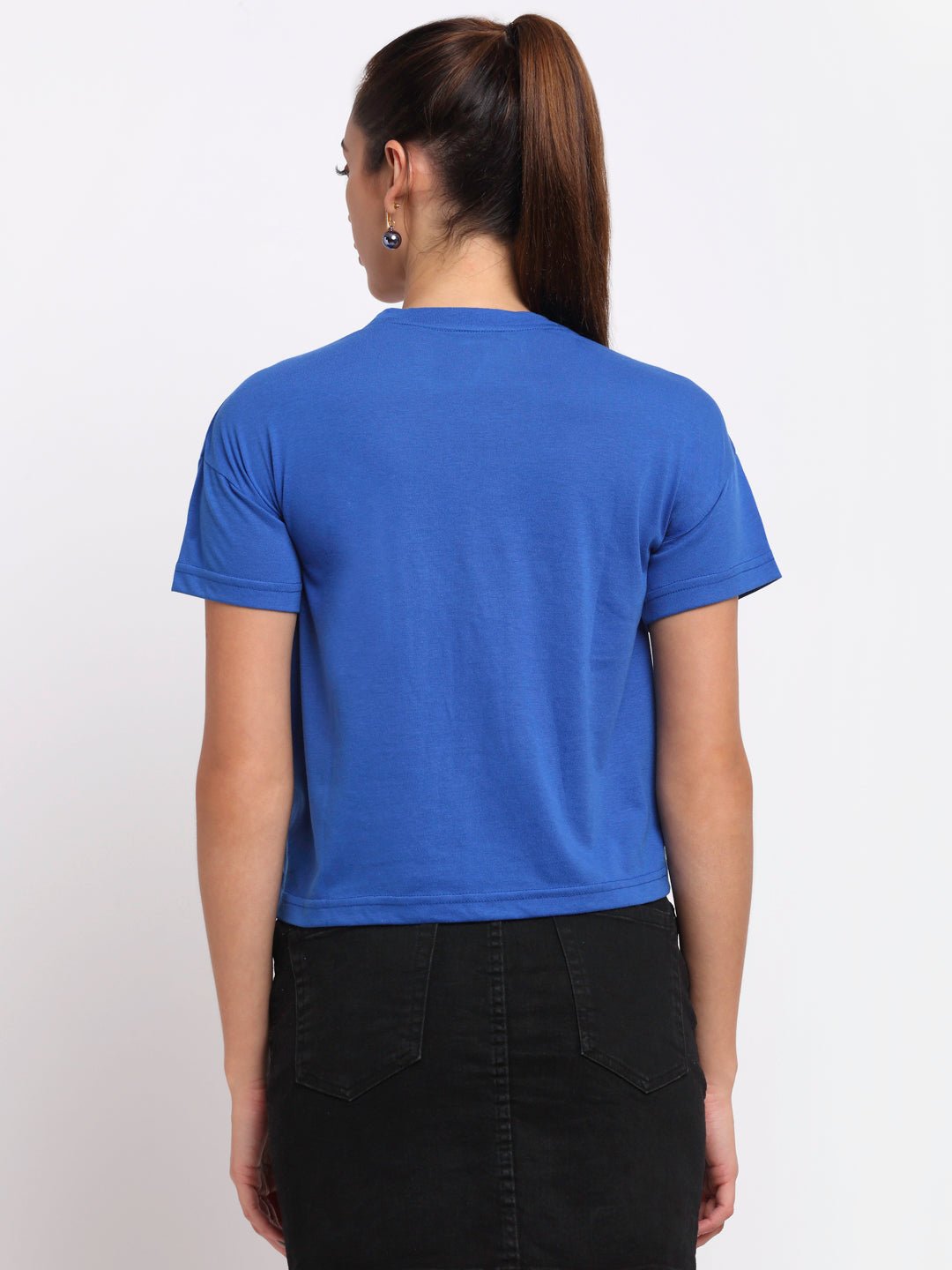 Royal Blue Round Neck T-Shirt - clubyork