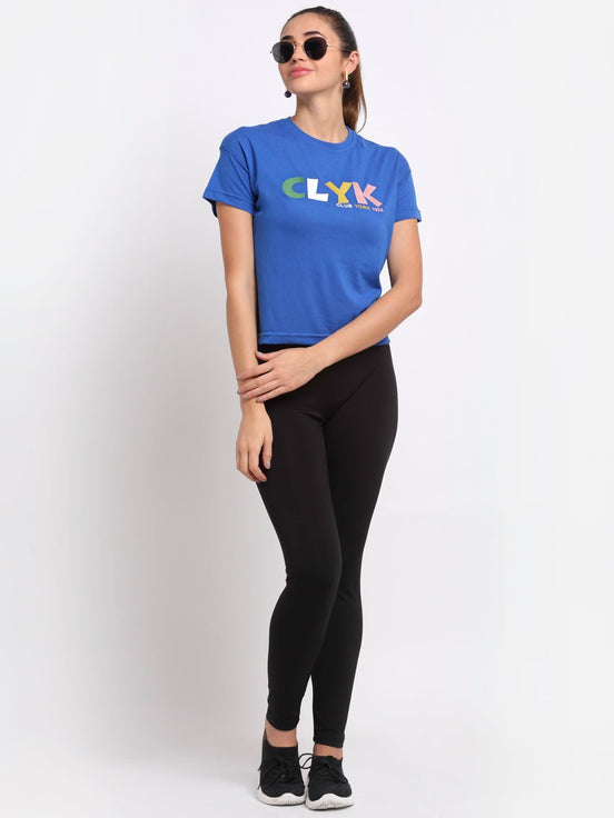 Royal Blue Round Neck T-Shirt - clubyork