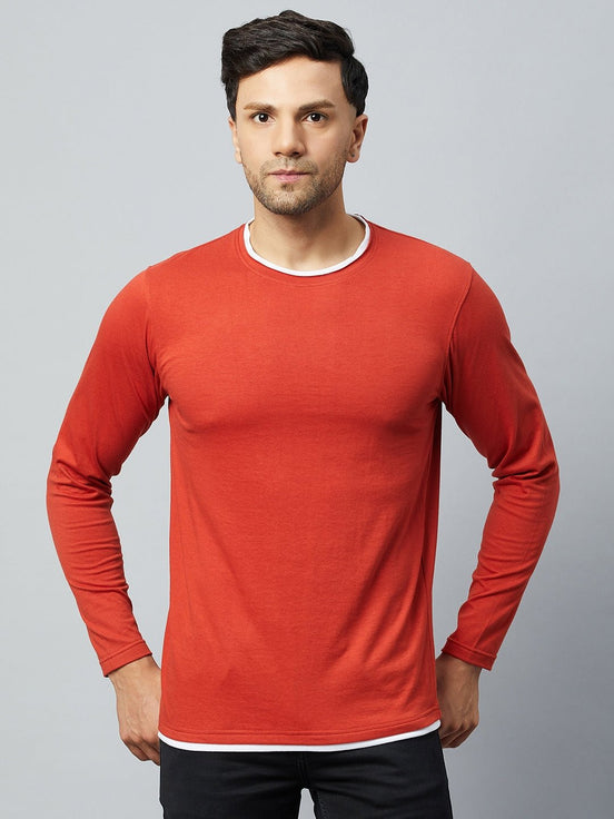 Rust Solid Tshirt - clubyork