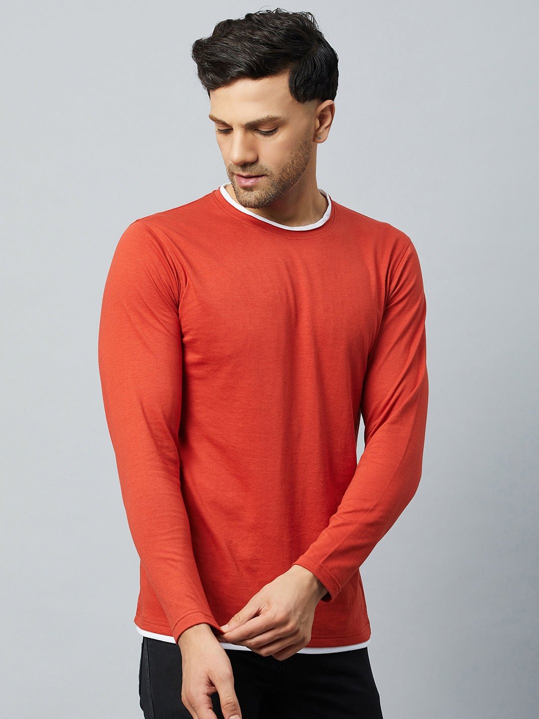 Rust Solid Tshirt - clubyork