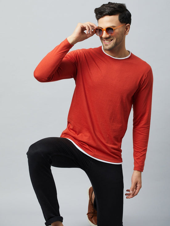 Rust Solid Tshirt - clubyork