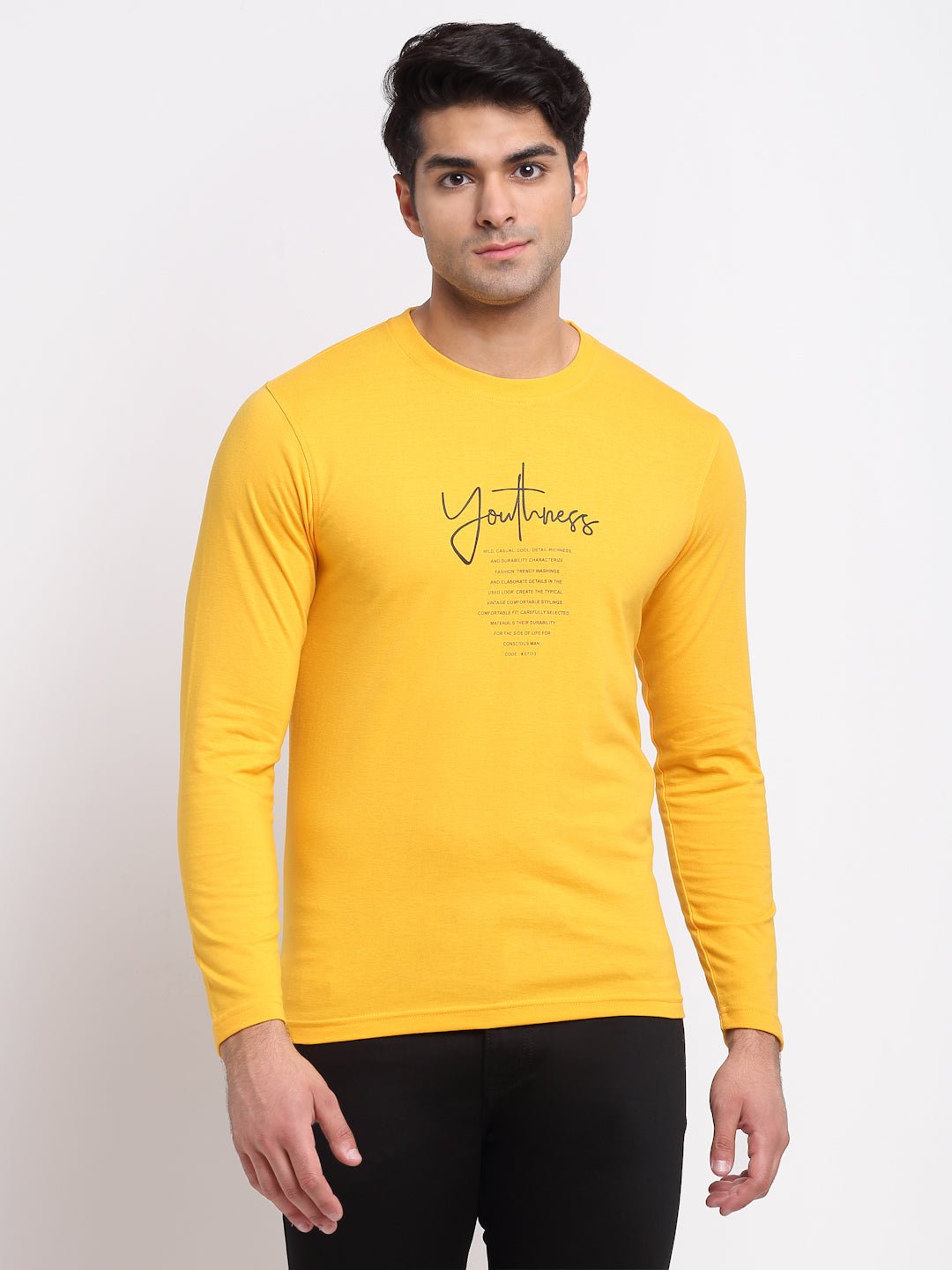 Safron Round Neck T-Shirt - clubyork