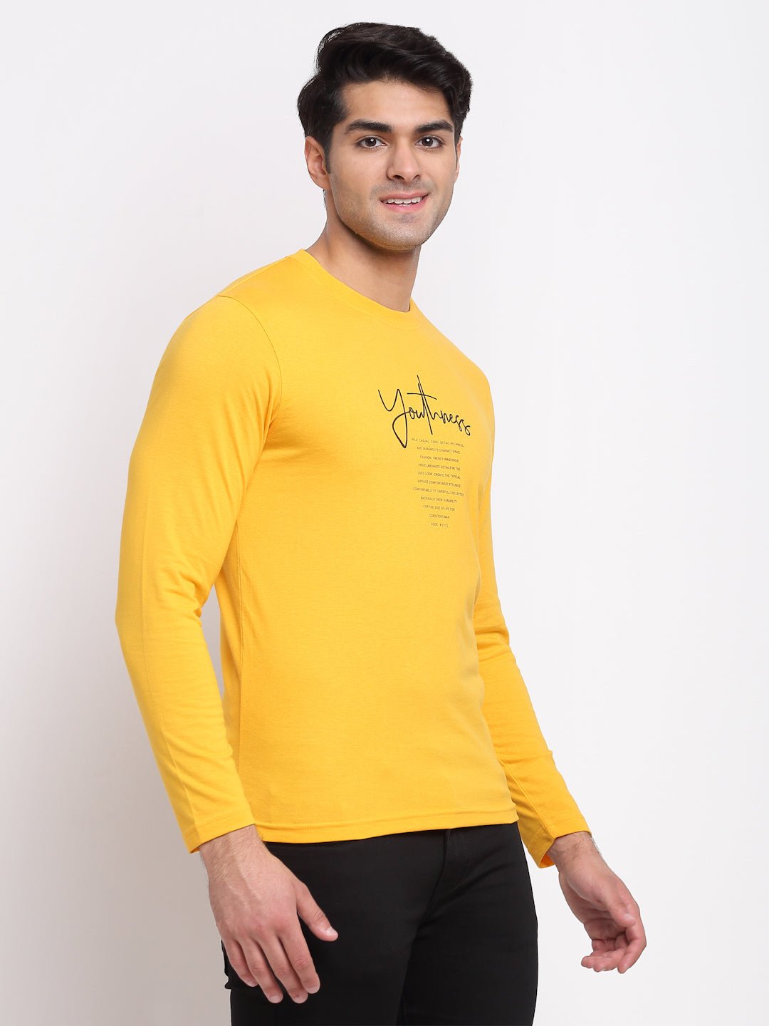 Safron Round Neck T-Shirt - clubyork