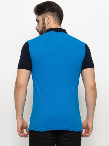 Teal Blue Polo T-Shirt