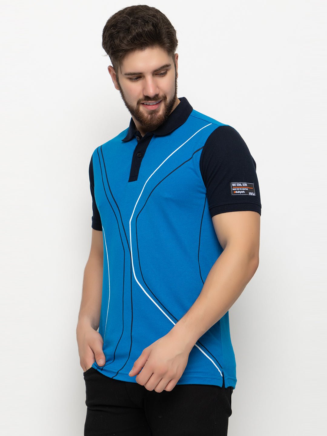 Teal Blue Polo T-Shirt - clubyork